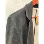 Peruvian Connection New  Charcaol Chatham Knit Jacket Womens XL Soft Classic Open Photo 1