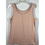 Talbots Women's Straight Hem Pullover Scoop Neck Tank Top Beige Size Small Photo 0