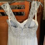 Azazie  Nessie bridesmaid dress dusty blue A10 Photo 14