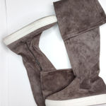 J Slides Petra Over The Knee Sneaker Boots Green Size 10 Photo 2