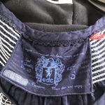 Esprit EDC  womens smocked embroidered boho top blue small Photo 3