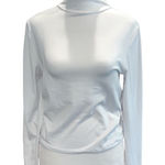 Olivia Rae Olivia Rae White Mock Neck White Long Sleeve Top Size M Photo 0
