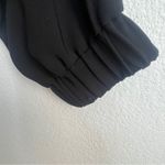 Jennifer Lopez elastic waist & ankle cuff black high rise dress pants jogger Photo 4