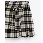 ZARA NWT  PLAID COTTON WRAP SKIRT  BLOGGERS FAV Photo 3