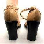 Chuckies New York Strategic VINTAGE 1990'S CHUCKIES NEW YORK STRATEGIA TAN MARY JANE LEATHER HEELS (36) Photo 6