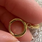 Real Solid 925 Silver Round CZ Hoop Earrings Jewelery For Women Ear Wedding Photo 3