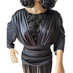 American Vintage Abby Kent Black Beaded Jumpsuit size small to medium Photo 0