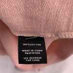 525 America  Pink Oversized Crop Sweatshirt Med New Photo 3