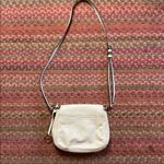 Michael Kors WHITE CREAM PEBBLED LEATHER CROSSBODY FLAP PURSE Photo 7