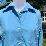 Old Navy  Maternity Blue Button Down Shirt Top S Photo 0