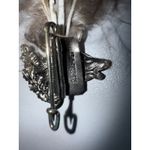 VTG FEATHER PLUME KILT PIN WITH DEER HEAD HALLMARKED ON THE BACK WESTERN NAVAJO‎ Photo 4