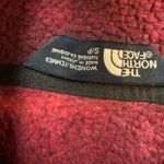 The North Face womens small red black pull over hoodie cowl neck plaid checkered Photo 1