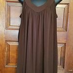 Jordan Taylor Brown Tank Swing Beach Dress M Photo 0