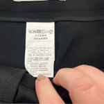 Max Mara Straight Leg Pants Women Size 8 Black Side Buttons Triacetate Polyester Photo 2