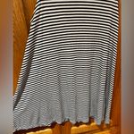 Puella Anthropologie White & Black Stripe Sleeveless Turtleneck Swing Top Dress Size M Photo 5