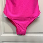 Juicy Couture  Pink w/ Foil Knockout Swimsuit $98 Size Med EUC #0935-AZ Photo 4
