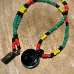 Charming Shark Beaded Glass Pendant Surf Necklace Photo 11