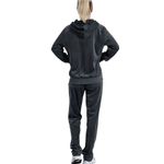 NWT ~ Gray Velour 2 Piece Casual Lounge Pockets Activewear Suit ~ Women's MEDIUM Photo 1