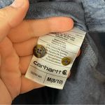 Carhartt Woman’s Denim Button Down Casual Shirt Size Medium (8/10) Photo 5