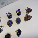 Lot Of 5 Pretty Women’s Costume Earrings Pierced Photo 3