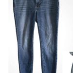 Lucky Brand  High Rise Skinny Bridgette Raw Hem Blue Jeans Size 10 Photo 0