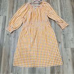 Cato yellow and white buffalo dress midi plus size 18/20 W Photo 5