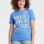 Target  Self Love Club Blue Tee Photo 0