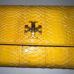 Tory Burch  Kira Exotic‎ Envelope Continental Wallet Color Daisy Photo 1
