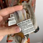 Otto Kern Silk Native American Indian Tribal 100% Silk Button Front Top Brown Size M Photo 3