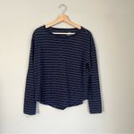 Gap  Linen Blend Boat Neck Long Sleeve Tee Size Small Photo 1