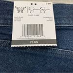Jessica Simpson NWT  Daisy Flare Jeans in Dark Wash.  Size 24W Photo 5