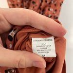 Sienna Sky Rose Pink Navy ish Cheetah Leopard Animal On / Off the Shoulder Dress Photo 9