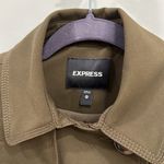 EXPRESS  Green Trench Coat Photo 1