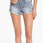 BLANK NYC NWT High Waisted Distressed Vintage Wash Denim Cut Off Shorts Photo 0