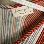 Lavender Field  Striped Blouse Size Medium Photo 2