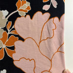 Liz Claiborne Imperfect dark floral top  small oversized short sleeved floral top Photo 2