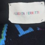 alberta ferretti purple denim mini skirt Black Size M Photo 2