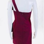 Derek Lam Dress Size 6 One Shoulder Ruched Bow Cocktail Luxury Formal Structure Photo 5