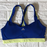 Adidas  Royal blue‎ lime sports bra Photo 0