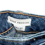 Good American Good American Bombshell Shorts Denim Ripped Distressed Blue Size 4 27 Photo 8