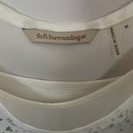 Soft Surroundings  White Double Layered Sequin Tank Top Medium Photo 3