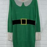 Tipsy Elves  Holiday Christmas Buddy The Elf Sweater Dress Ugly Christmas Sweater Photo 3