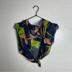 Cherokee Sheer Navy swim coverup Photo 4