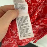 & Other Stories & Other Stories Women’s 0 Red Floral Puff Sleeve MIDI Dress Photo 3