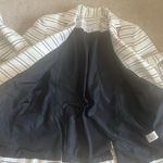 Katherine Barclay White Navy Blue Strips Blazer Sz M One Button Jacket Nautical Photo 12