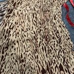 Missguided  petite animal print maxi skirt side slits size 4 Photo 9