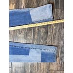 J. McLaughlin Jaycie Blue Patchwork Straight Leg Jeans Denim Pants Photo 4
