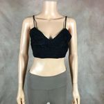 Aeropostale  Black Lace Crop Cami Size SMALL Photo 9