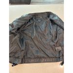 LA coalition jacket ‎ womens large Black Faux Leather Motorcycle Jacket Biker Photo 9