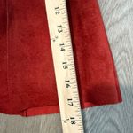 Chine Collection Valentine's 100% Leather Red Mini Heart Pocket Skirt 90s Y2K XS Photo 2